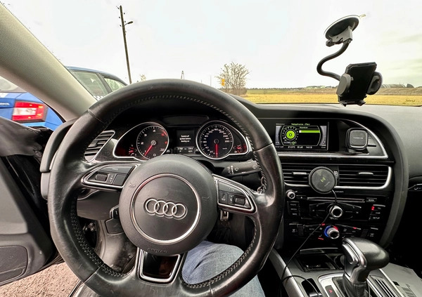 Audi A5 cena 65000 przebieg: 219000, rok produkcji 2015 z Poznań małe 79